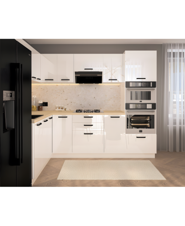 Bucatarii - Bucatarie Daria colt V1, Alb