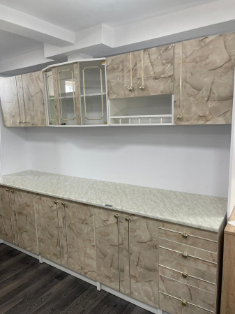 Mobila Bucatarie 260 cm Marmura Pal Melaminat Clara -Set Mobila Bucatarie [4]