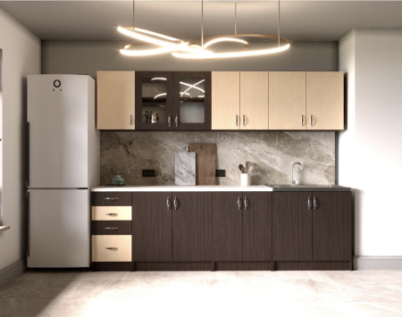 MOBILIER BUCATARIE - bucatarie venus ro 2.6m wenge mesteacan mobilier modern