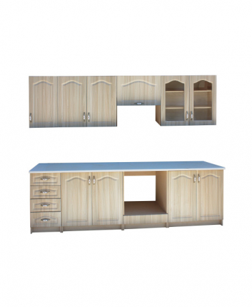 Bucatarii - Bucatarie OLEA RO, MDF 2.6M, Mesteacan