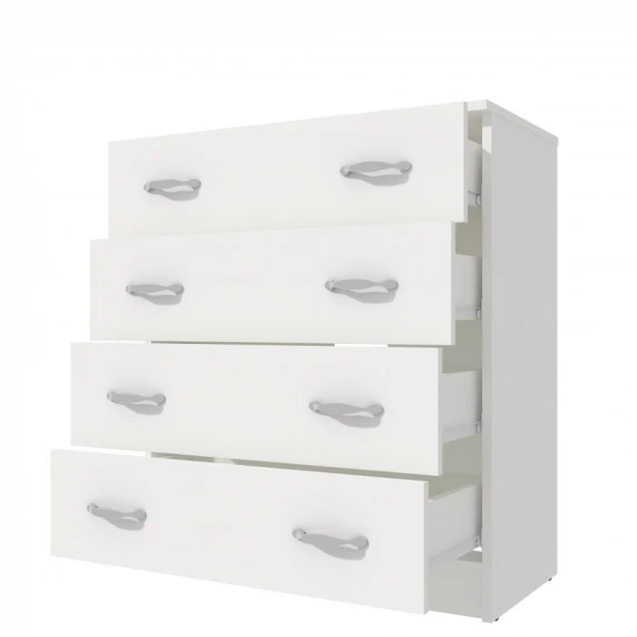 Comoda 4B RO, 72x39x85, alb [2]