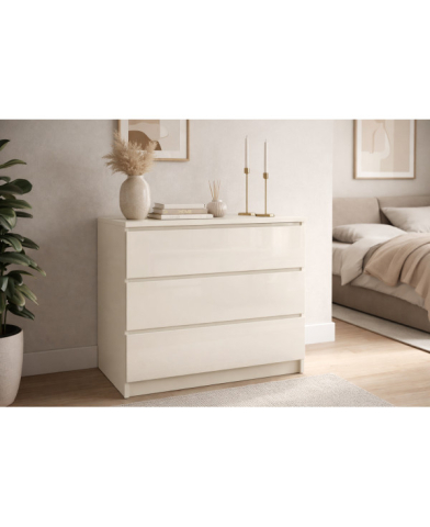 Comode - Comoda ARIA 3 sertare, 70x40x77cm,