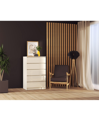 Comode - Comoda ARIA 5 sertare, 70x40x112cm