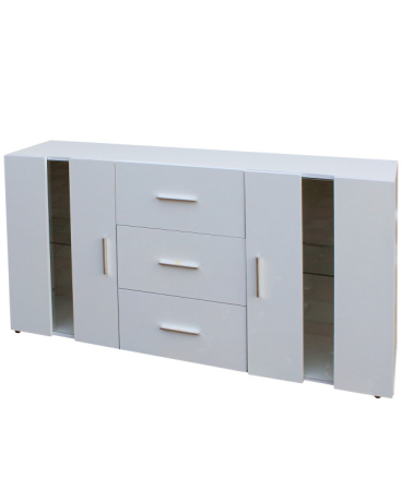 Comode - Comoda ARIA Lux, 135x32x72cm, Alb