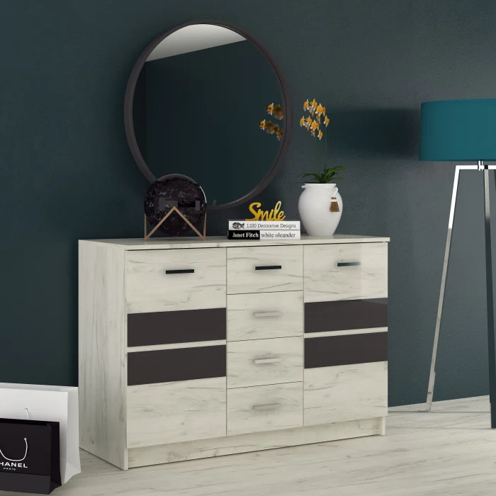 MOBILIER DORMITOR - Comoda Luca Stejar K001