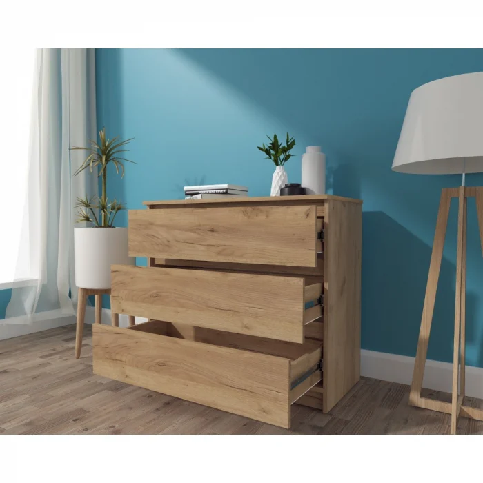 Comoda MP5 3S, 90x44x80 cm, Stejar k003 [1]