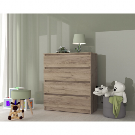 Comode - Comoda MP5 4S, 90x44x103cm, Stejar k002