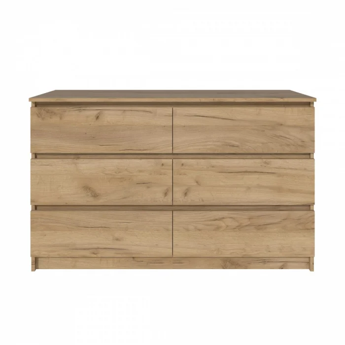 Comoda MP6 6S,130x44x80cm, Stejar K003 [2]
