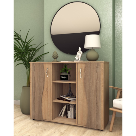 Comode - Comoda Tineret, 120x45x95cm, sonoma+truffe