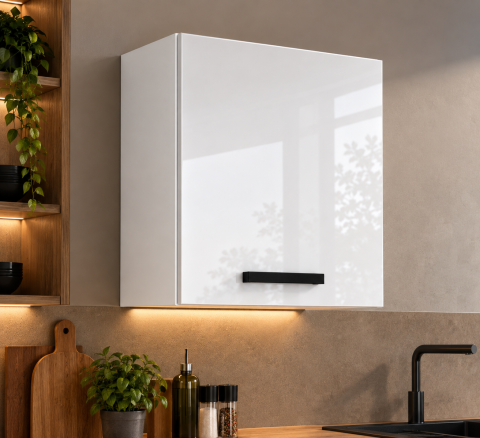 MOBILIER BUCATARIE - Corp superior bucatarie Daria 60-1U + Acril Alb