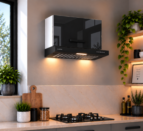 MOBILIER BUCATARIE - Corp superior bucatarie Daria, hota clasica, 60-1UO-H30, acril antracit