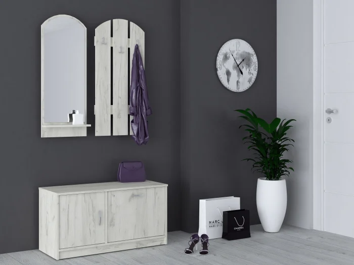 Cuiere - Cuier Olga Ro,100x36x150 cm, K001 Stejar