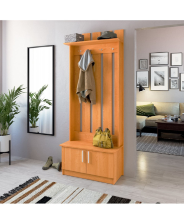 Acasa - Cuier Yana, 80x37x200cm, Cires