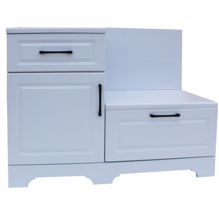 Cuier ZQD 109, 113x43x205cm, Alb [4]