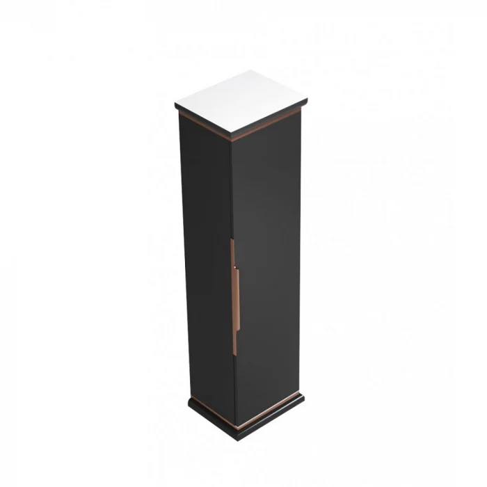 Dulap - Dulap baie Hermes, 39x141x31cm, Negru