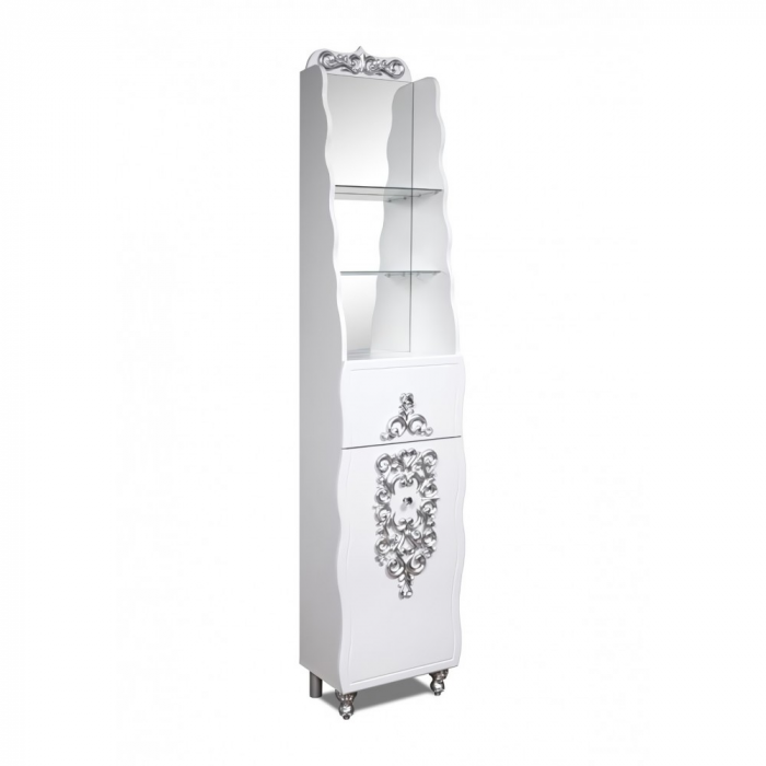 Dulap - Dulap baie Temptation, 45x204x31cm, Argint