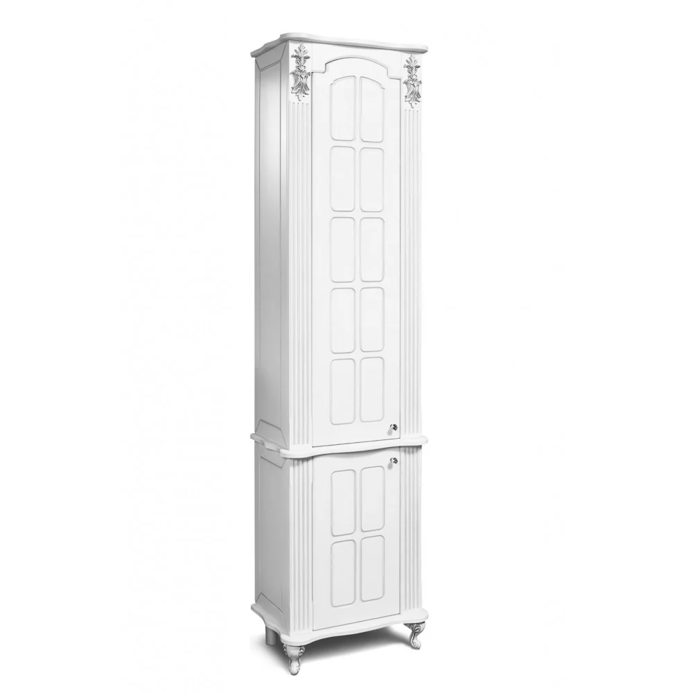 Dulap - Dulap baie Versailles, 50x190x33cm, Argint