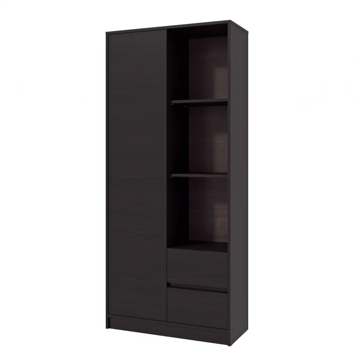 Dulap MP1 - 1U+2S, 80x33x180 cm, Wenge [1]