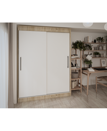 Dulapuri - Dulap UC MP1, 150x60x200cm, Stejar K002/Alb