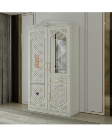 MOBILIER DORMITOR - Dulap ZQE 042 MDF - 3U+1S, 100x50x211cm