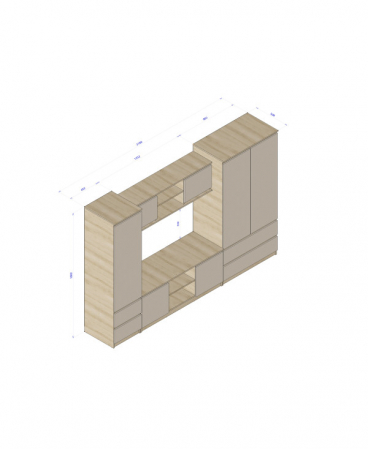 Living Chelsea, Cappuccino 270x190x51cm [5]