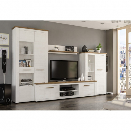 MOBILIER LIVING - Living Montreal Anderson + Stejar 315X45X200cm