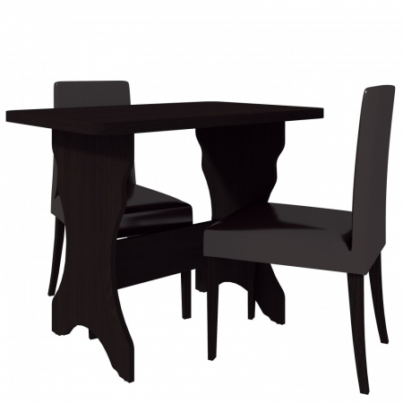 Masa bucatarie KC-2 UA, 90x60x73 cm, wenge [4]