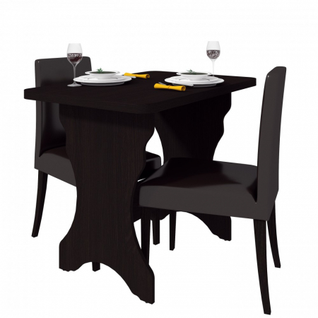 Masa bucatarie KC-2 UA, 90x60x73 cm, wenge [2]