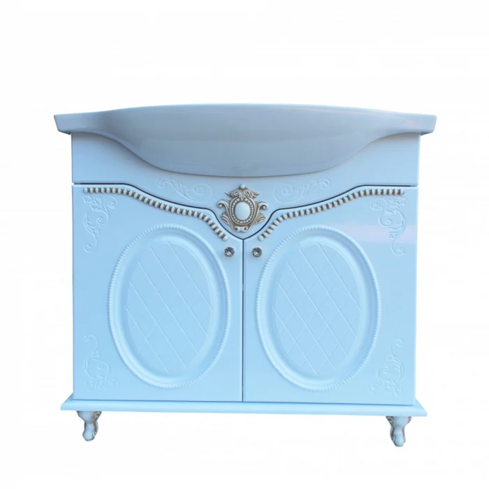 Masca baie + lavoar Josephine, 81x91x55cm, Aur [1]