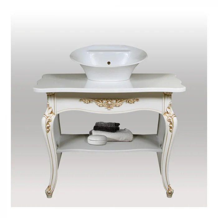 Masca baie + lavoar Portofino, 100x101x59cm, Alb [2]