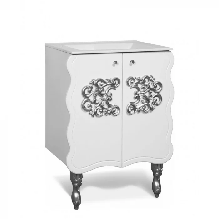 Masca baie + Lavoar - Masca baie + lavoar Temptation, 66x90x47cm, Argint