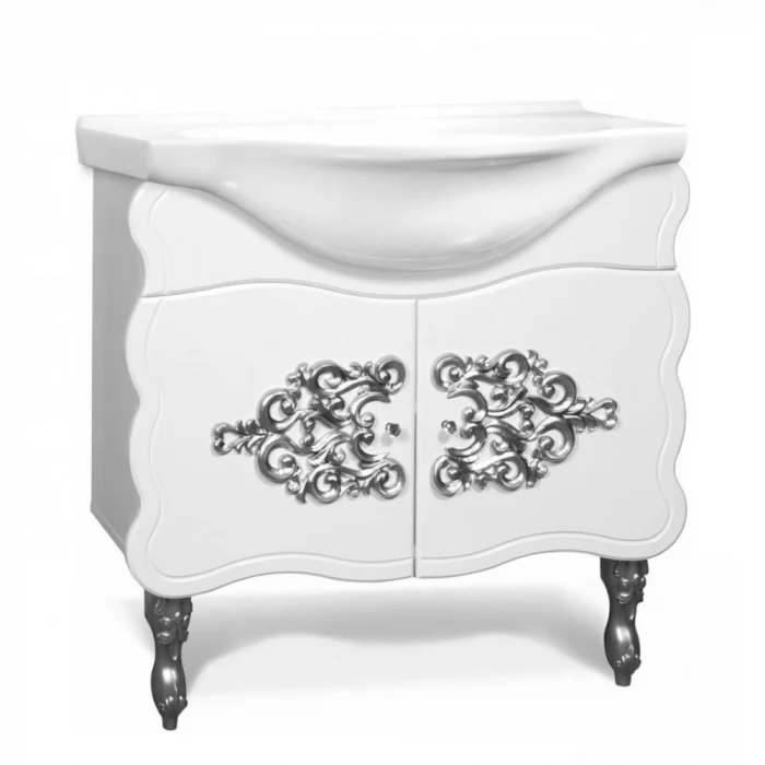 Masca baie + Lavoar - Masca baie + lavoar Temptation, 87x90x51cm, Argint