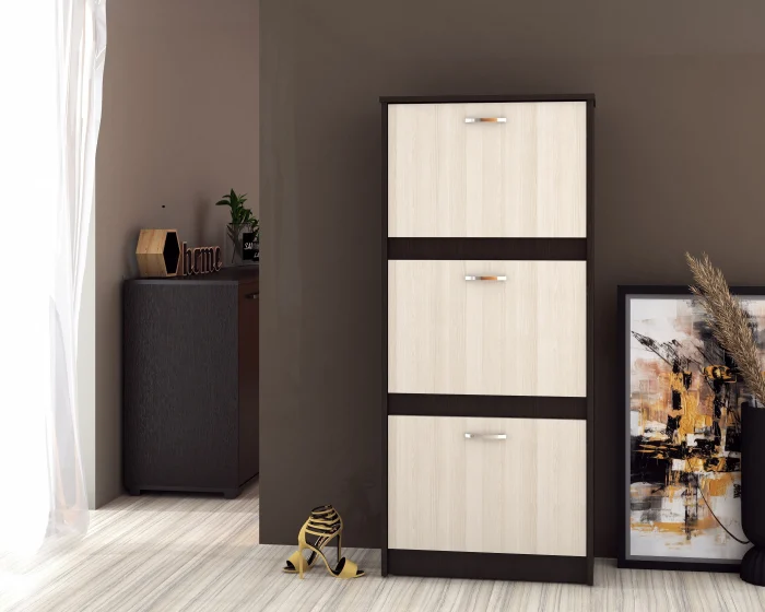 Pantofare - Pantofar 600 3Usi, Wenge+Mesteacan