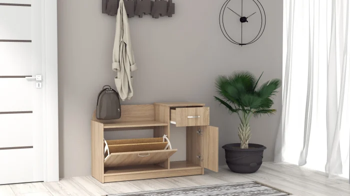 Pantofar TO4 Ro, 98x39x67 cm, Sonoma [1]