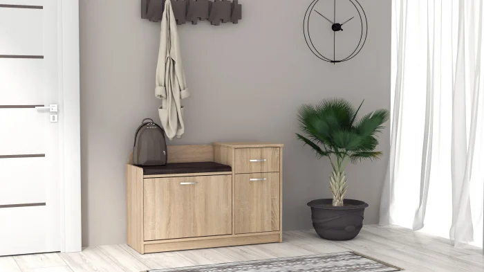 Pantofare - Pantofar TO4 Ro, 98x39x67 cm, Sonoma