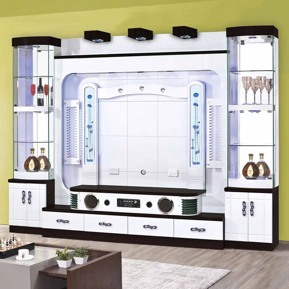 MOBILIER LIVING - SET LIVING BEJING 310X50X230CM