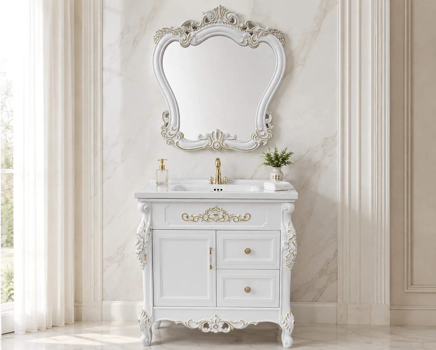 Set mobilier baie - Set mobilier baie 772, 81x48x84cm