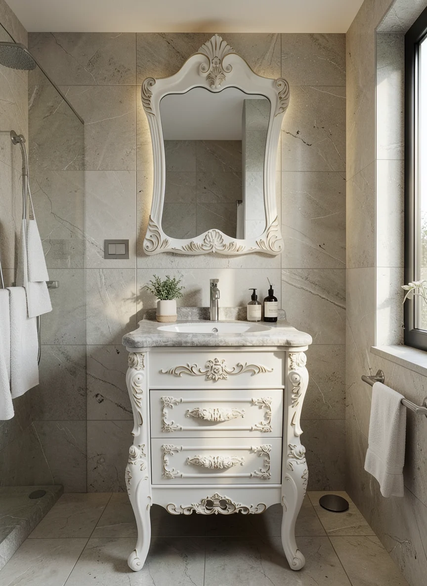 Set mobilier baie - Set mobilier baie 777, 61x50x91cm