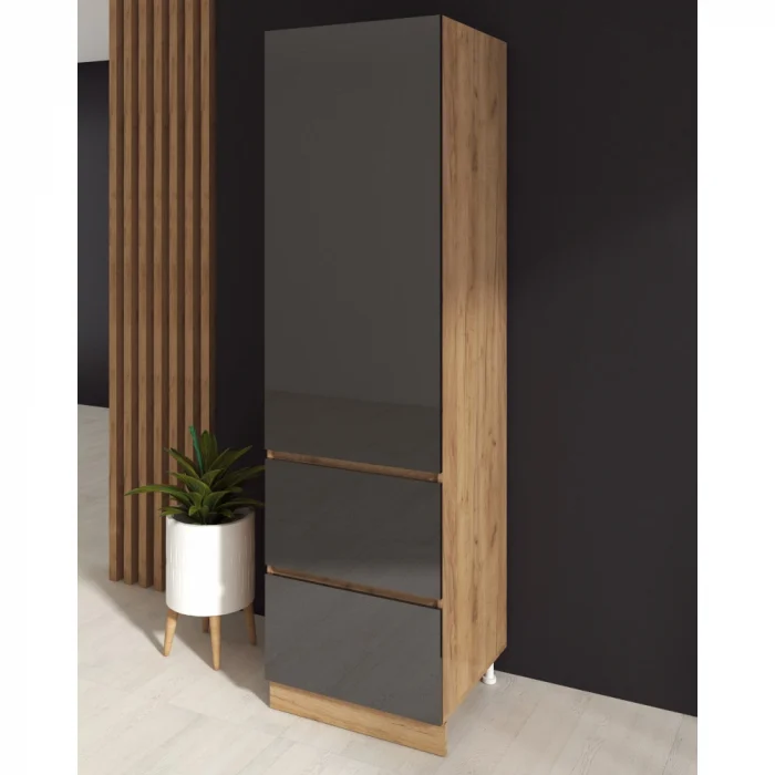 Dulapuri - Soldat Chelsea, 60-1u+2s, Stejar K003 + Acril Antracit