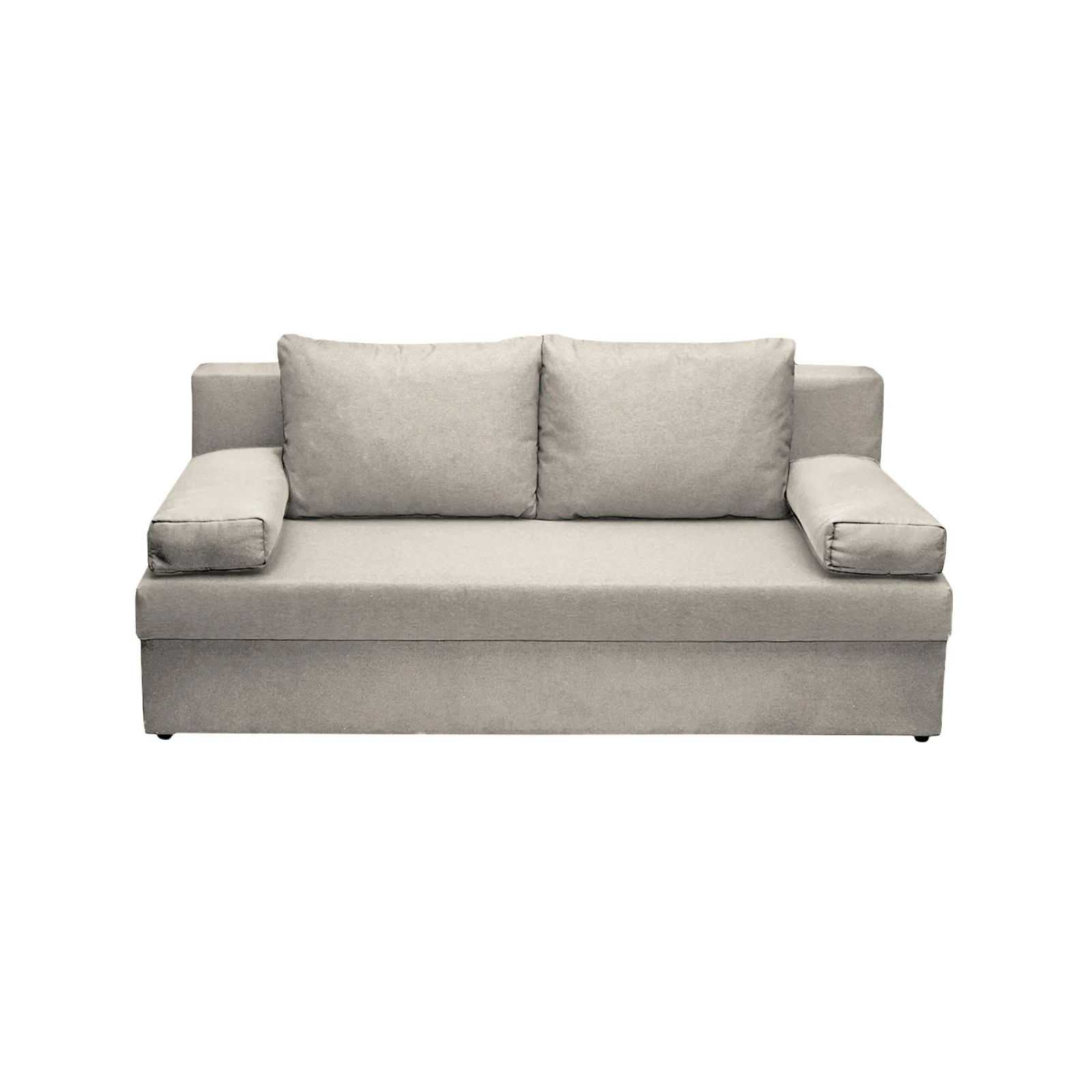 Canapea Ana 3 locuri extensibila stofa gri Neve 83 [4]