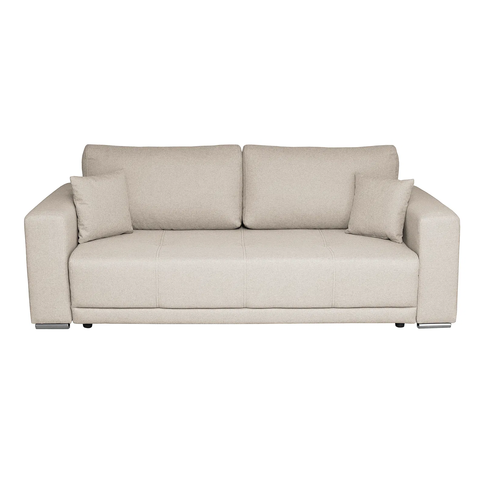 Canapea BERNA B extensibila 3 locuri cu lada depozitare stofa albastra Neve 74 [4]