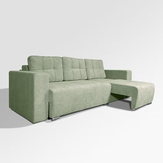 CANAPEA COLT DEBORA 150 stofa plusata bej inchis Wind 21 [4]