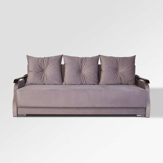 CANAPEA MODENA extensibila 140 stofa gri Aragon 90 [1]