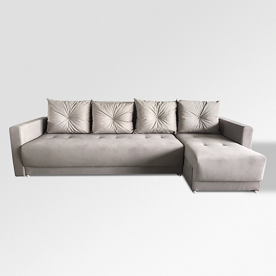 COLTAR LIUBA extensibil 160 3-1 stofa plusata maro Wind 28 [1]