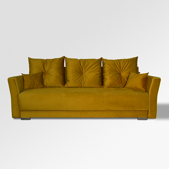 CANAPEA LOTUS extensibila 140 stofa gri Herbi 35 [1]