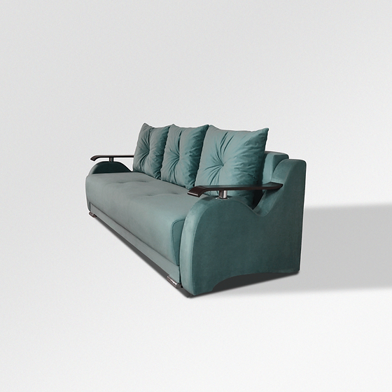 CANAPEA ORIENT extensibila 160 stofa gri inchis inari 94 [3]