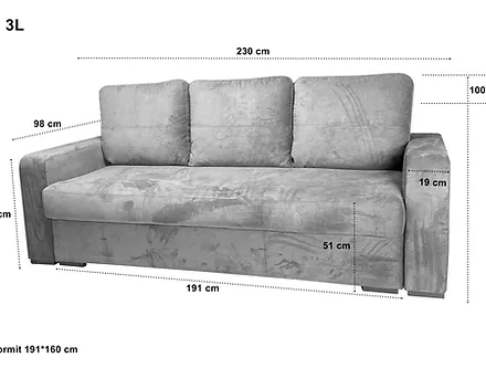 CANAPEA PARIS extensibila configurabila [3]