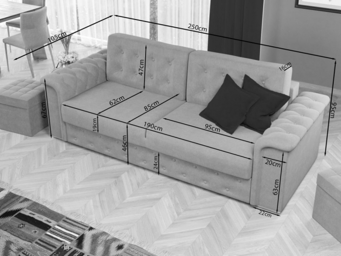 CANAPEA OLIMP extensibila - la comanda [5]