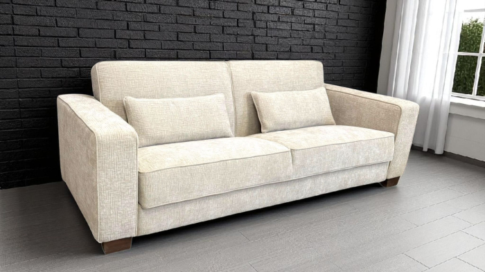 CANAPEA VIENA extensibila stofa maro deschis Austin 3 [4]