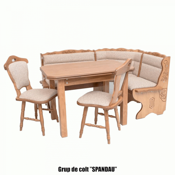 COLTAR SPANDAU de bucatarie cu masa si 2 scaune [1]